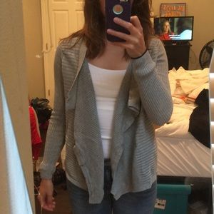 Moda International Open Cardigan Sweater